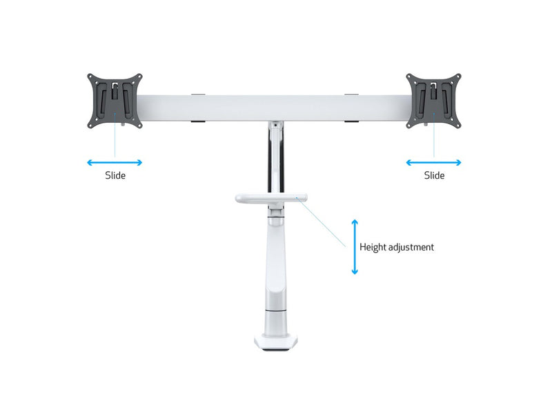 Multibrackets 6379 Flachbildschirm-Tischhalterung 71,1 cm (28") Tisch/Bank Weiß