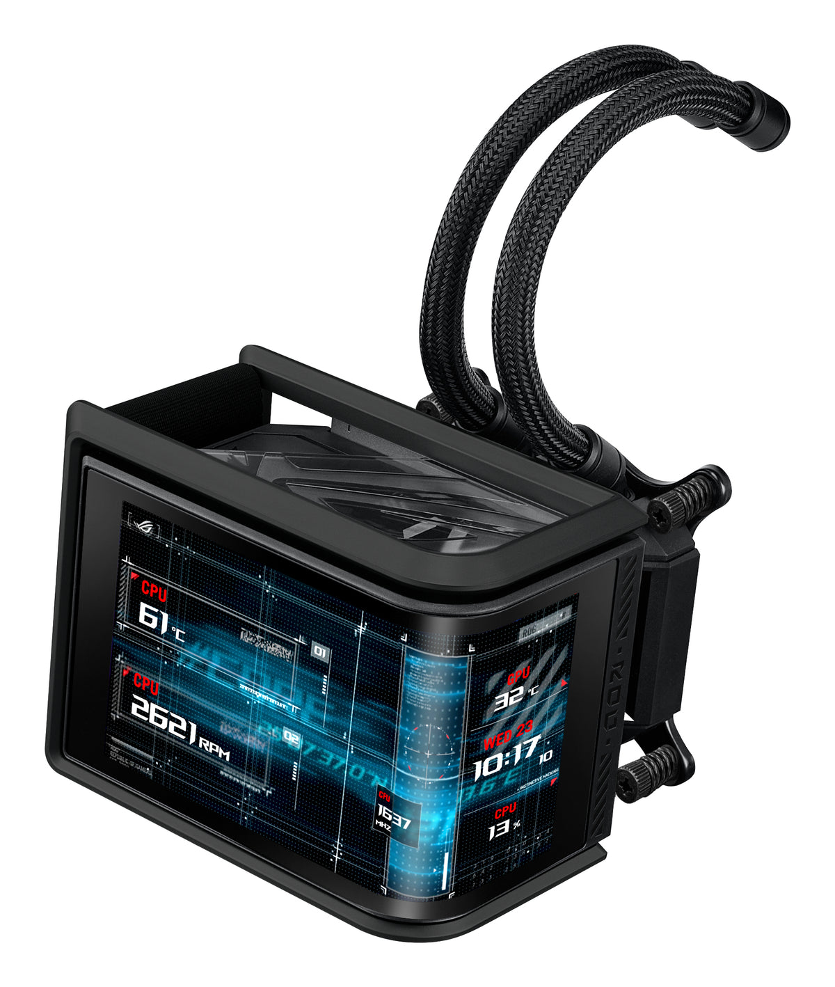 ASUS ROG Ryuo IV SLC 360 ARGB Prozessor All-in-One-Flüssigkeitskühler 12 cm Schwarz