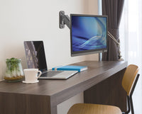 Manhattan Universal-Wandhalterung mit Gasdruckfeder für einen Monitor, Halterungsarm mit Gasdruckfeder, geeignet für einen Monitor von 17" bis 32"* und bis zu 8 kg