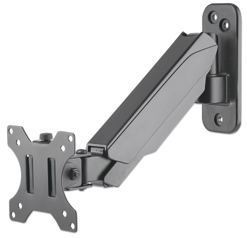 Manhattan Universal-Wandhalterung mit Gasdruckfeder für einen Monitor, Halterungsarm mit Gasdruckfeder, geeignet für einen Monitor von 17" bis 32"* und bis zu 8 kg