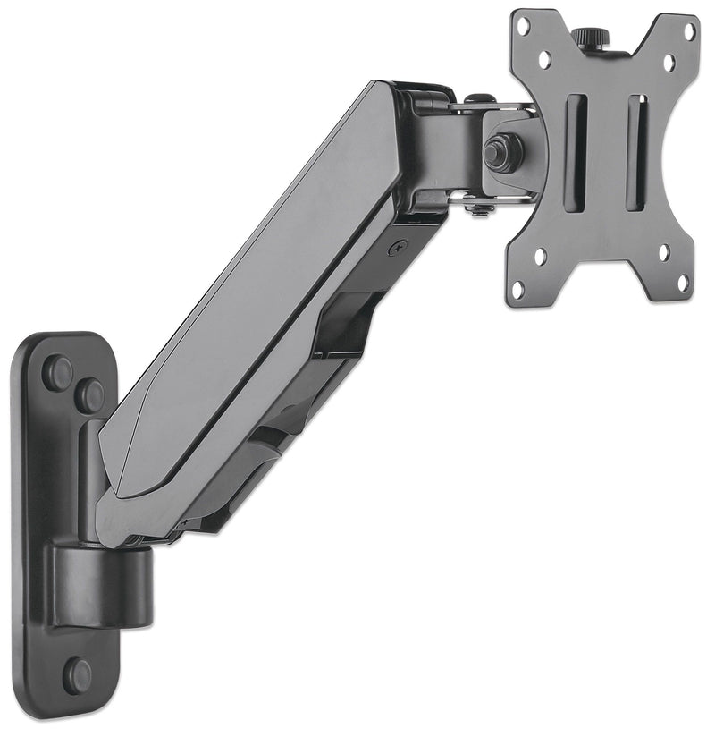 Manhattan Universal-Wandhalterung mit Gasdruckfeder für einen Monitor, Halterungsarm mit Gasdruckfeder, geeignet für einen Monitor von 17" bis 32"* und bis zu 8 kg