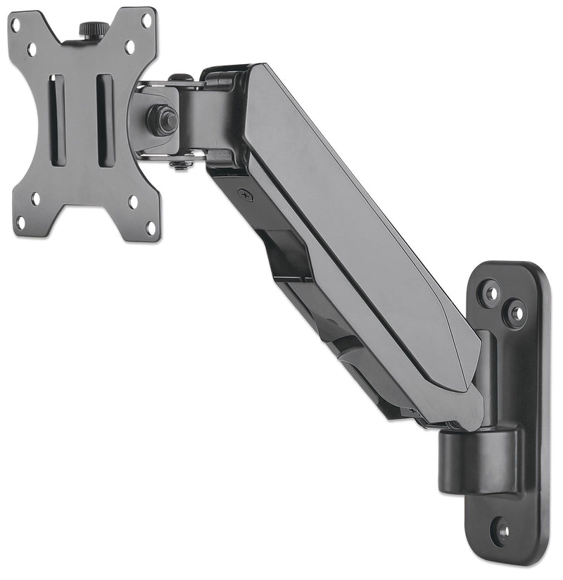 Manhattan Universal-Wandhalterung mit Gasdruckfeder für einen Monitor, Halterungsarm mit Gasdruckfeder, geeignet für einen Monitor von 17" bis 32"* und bis zu 8 kg