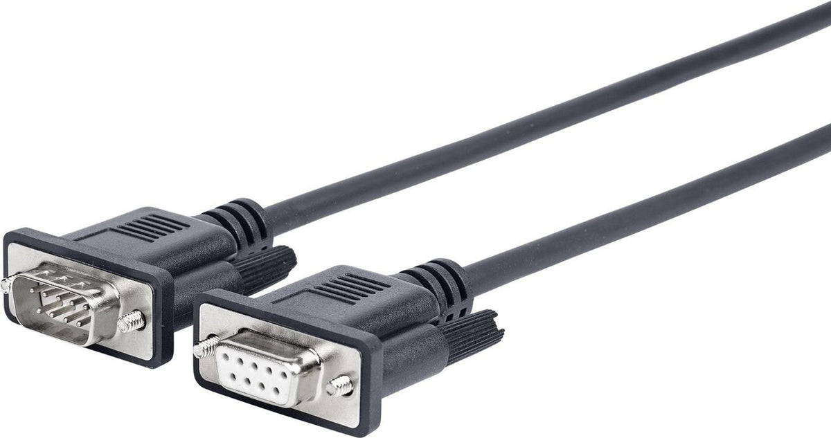 Vivolink PRORS1 Serien-Kabel Schwarz 1 m DB-9
