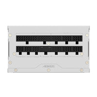 GIGABYTE AORUS ELITE P1000W ICE Netzteil - PCIe 5.0, 80 PLUS Platinum, Vollmodulares Design, 120mm Lüfter, ATX 3.0-kompatibel, EU-Stecker