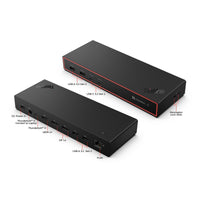 Lenovo TP TBT4 Dock G2 7000 - EU Andocken Thunderbolt 4 Schwarz