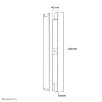 Neomounts NS-CC050SILVER Kabelabdeckung - für 1-3 Kabel - universal