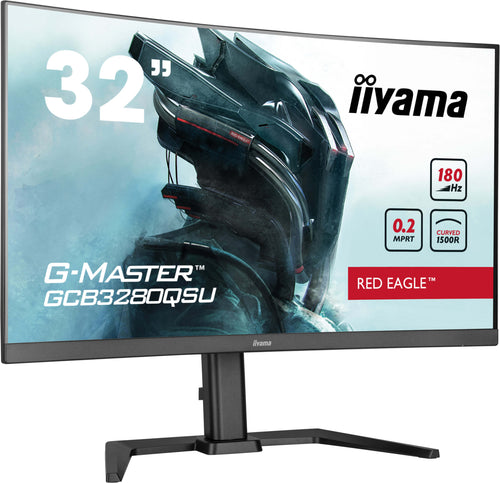 iiyama G-MASTER GCB3280QSU-B2 Computerbildschirm 80 cm (31.5") 2560 x 1440 Pixel Dual QHD LED Schwarz