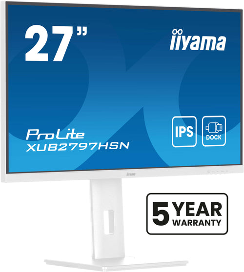 iiyama ProLite XUB2797HSN-W2 Computerbildschirm 68,6 cm (27") 1920 x 1080 Pixel Full HD LED Weiß