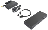 Lenovo Thunderbolt 3 Dock Gen2 Kabelgebunden Schwarz, Rot