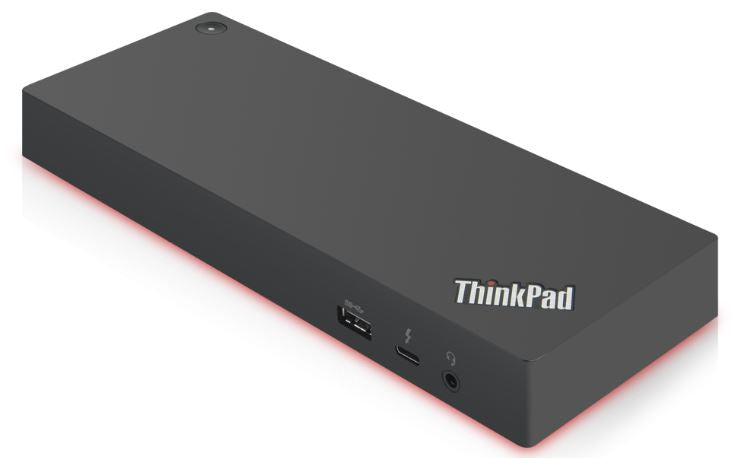 Lenovo Thunderbolt 3 Dock Gen2 Kabelgebunden Schwarz, Rot