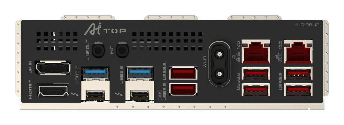 GIGABYTE Z890 AI TOP Mainboard - Intel Core Ultra (Serie 2) CPUs, 16+1+2 Phasen VRM, bis zu 9500 MHz DDR5 (OC), 1xPCIe 5.0 + 3xPCIe 4.0 M.2, Wi-Fi 7, 10 GbE LAN, Thunderbolt 5