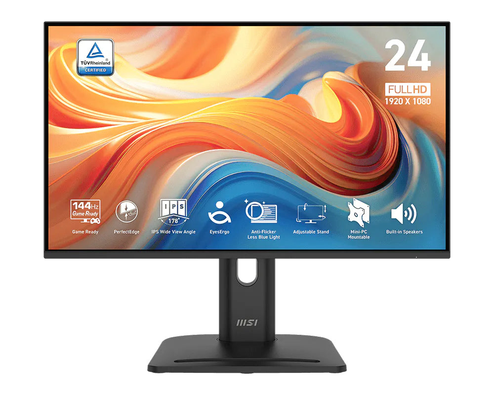 MSI PRO MP245PGDE E14 Computerbildschirm 60,5 cm (23.8") 1920 x 1080 Pixel Full HD LED Schwarz