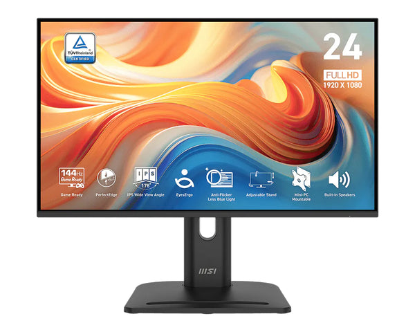 MSI PRO MP245PGDE E14 Computerbildschirm 60,5 cm (23.8") 1920 x 1080 Pixel Full HD LED Schwarz