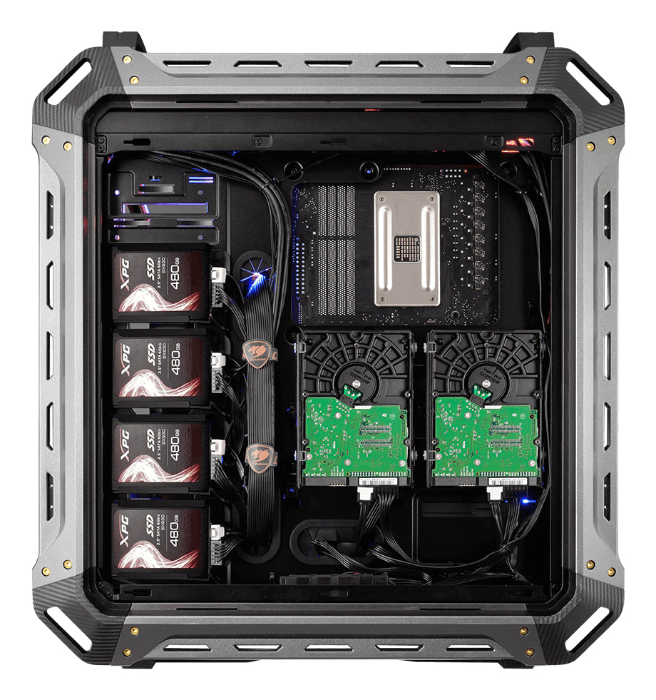 Boîtier COUGAR Full-Tower, Panzer Max, Noir