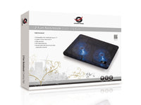 Conceptronic CNBCOOLPAD2F Llaptop-Kühlpad 39,6 cm (15.6") Schwarz