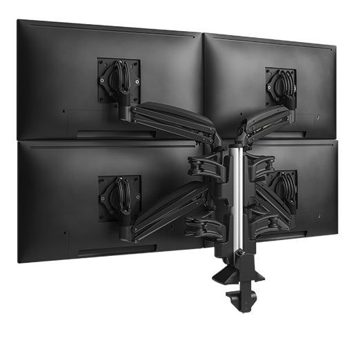 Chief KX Low-Profile Quad Monitor Arms 76,2 cm (30") Tisch/Bank Schwarz