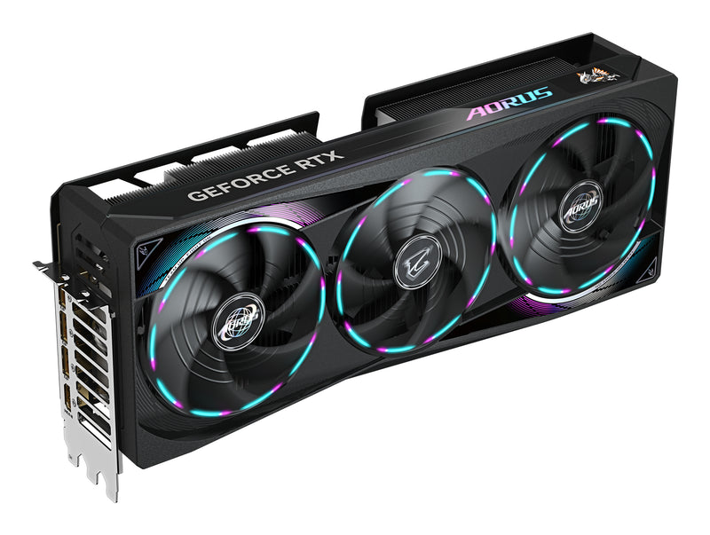 GIGABYTE AORUS GeForce RTX 5080 MASTER 16G Grafikkarte - 16GB GDDR7, 256 Bit, PCI-E 5.0, 2805MHz Core Clock, 3 x DisplayPort, 1 x HDMI, GV-N5080AORUS M-16GD