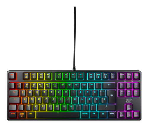 CHERRY K4V2 TKL Tastatur Gaming USB QWERTZ Deutsch Schwarz