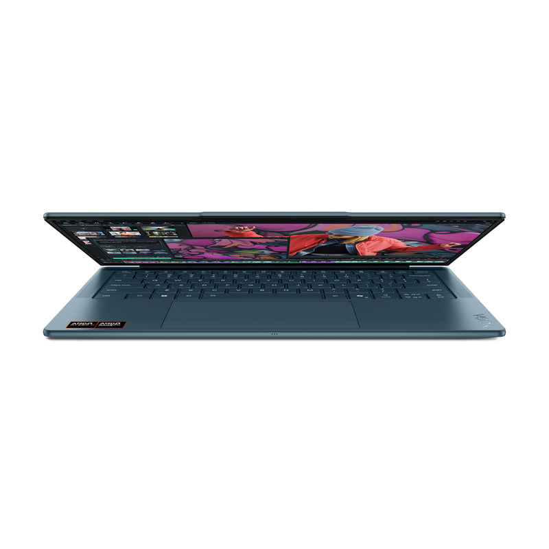 Lenovo Yoga Slim 7 14AKP10 Copilot+ PC AMD Ryzen AI 7 350 Laptop 35,6 cm (14") 2.8K 16 GB LPDDR5-SDRAM 512 GB SSD Wi-Fi 7 (802.11be) Windows 11 Home Deutsch Türkis