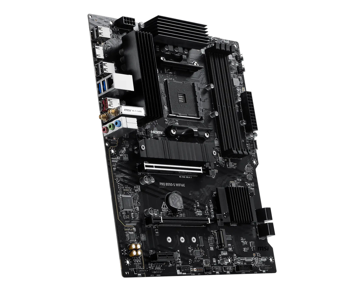 MSI PRO B550-S WIFI6E Motherboard AMD B550 Sockel AM4 ATX