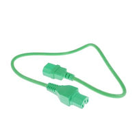 Cavo di alimentazione ACT C14 - C15 verde 0,6 m