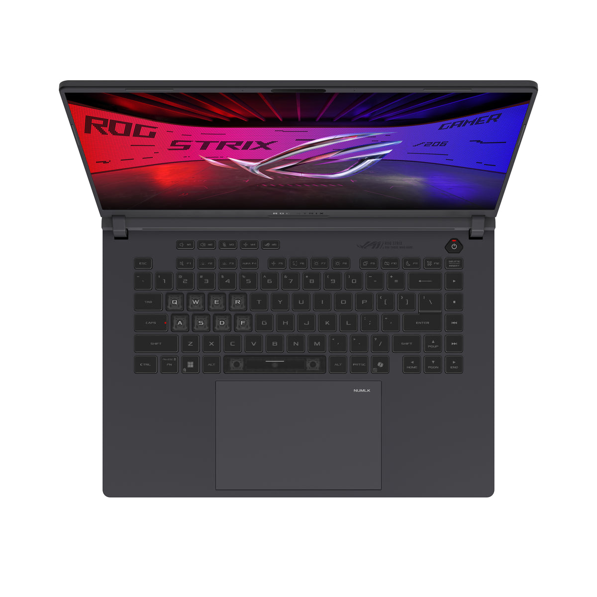 ASUS ROG Strix G16 G615LW-S5193W Intel Core Ultra 9 275HX Laptop 40,6 cm (16") WQXGA 64 GB DDR5-SDRAM 2 TB SSD NVIDIA GeForce RTX 5080 Laptop GPU Wi-Fi 7 (802.11be) Windows 11 Home Grau