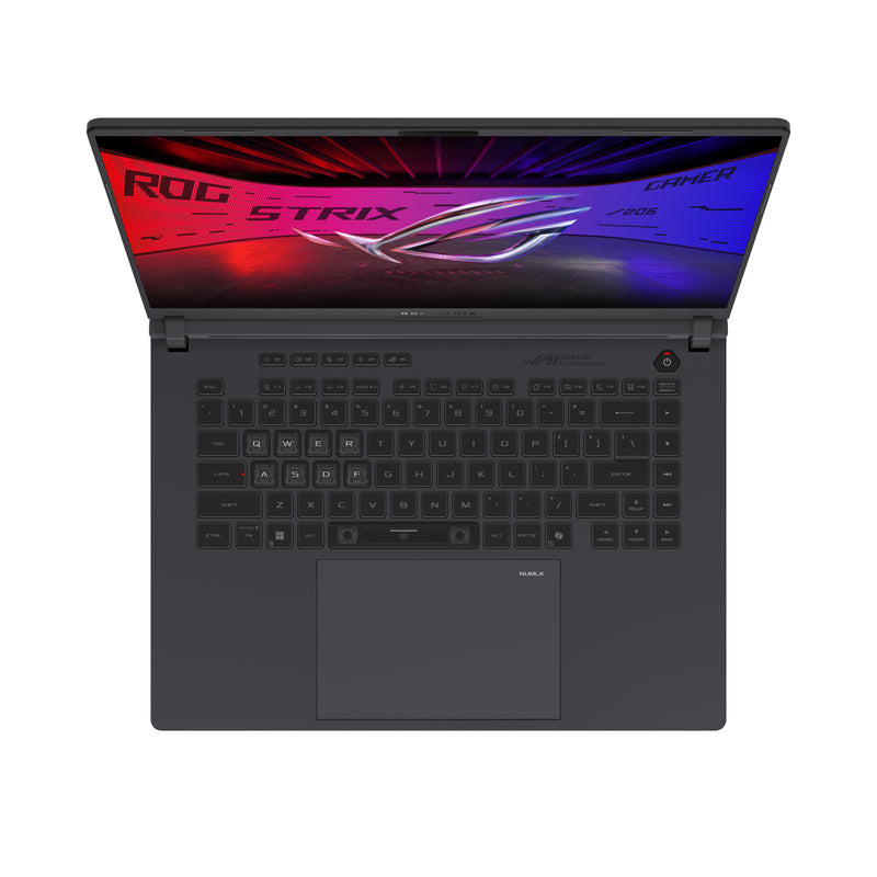 ASUS ROG Strix G16 G615LW-S5193W Intel Core Ultra 9 275HX Laptop 40,6 cm (16") WQXGA 64 GB DDR5-SDRAM 2 TB SSD NVIDIA GeForce RTX 5080 Laptop GPU Wi-Fi 7 (802.11be) Windows 11 Home Grau