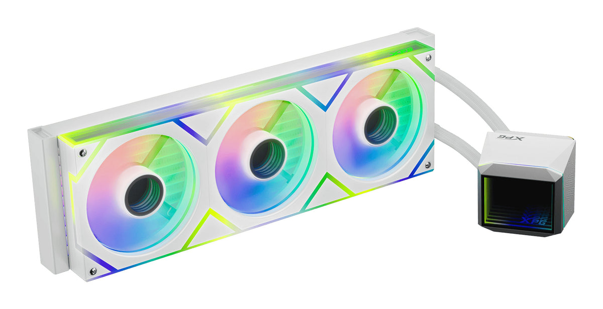 XPG LEVANTE II 360 Prozessor All-in-One-Flüssigkeitskühler 12 cm Weiß