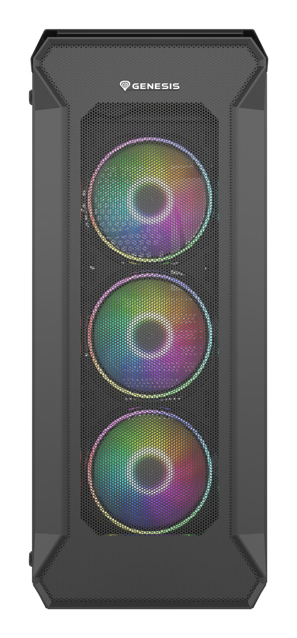 GENESIS Irid 505 ARGB Midi Tower Schwarz, Transparent