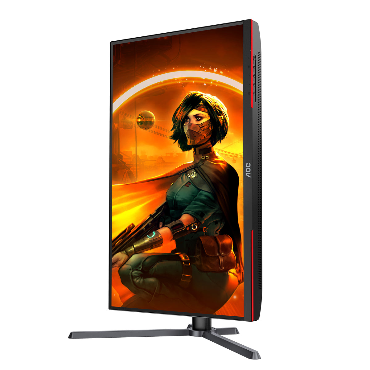 AOC G3 Q27G3XMN/BK Computerbildschirm 68,6 cm (27") 2560 x 1440 Pixel 2K Ultra HD LED Schwarz, Rot