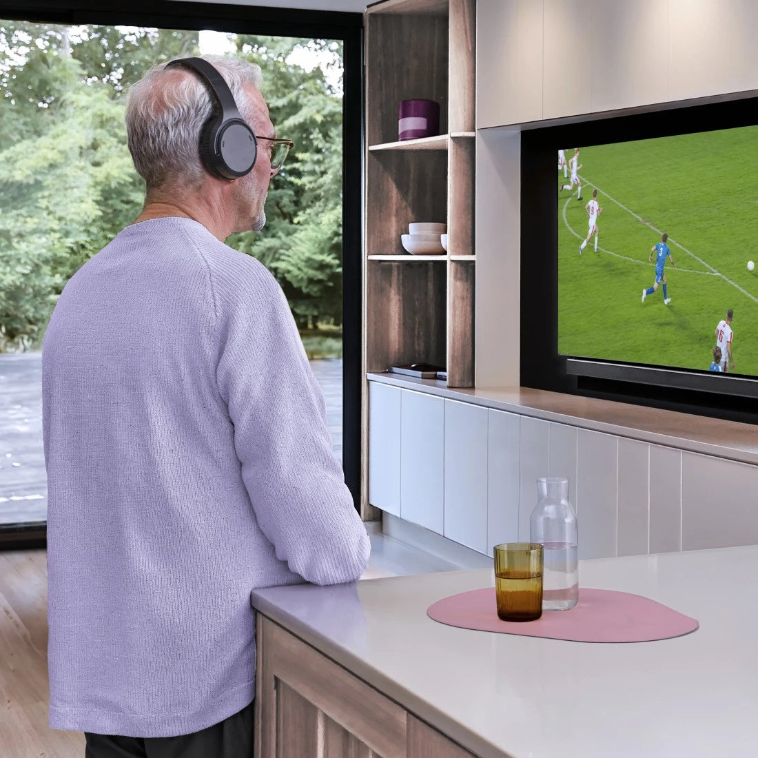 Hama 00221847 Kopfhörer & Headset Verkabelt & Kabellos Kopfband TV Bluetooth Schwarz