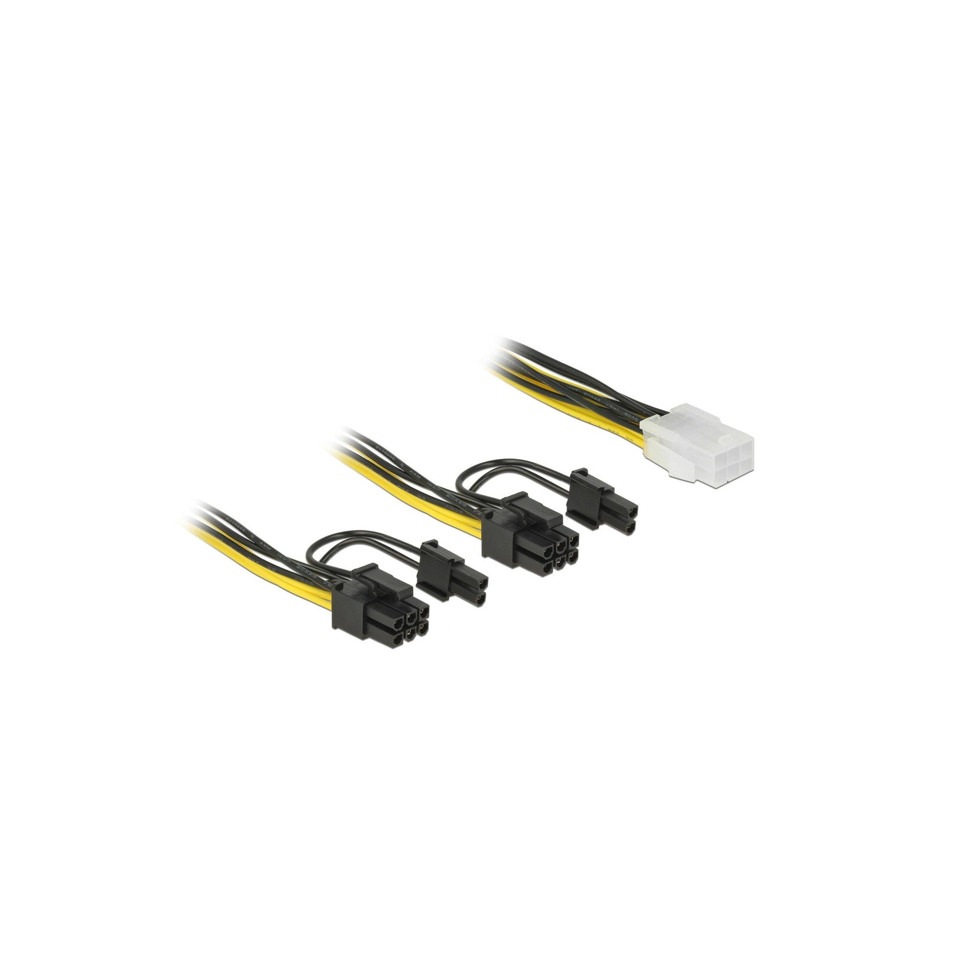 6Pin auf 2x 8Pin oder 2x 6Pin Stromadapter