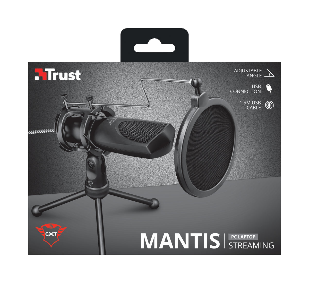 Trust GXT 232 Mantis Schwarz PC-Mikrofon