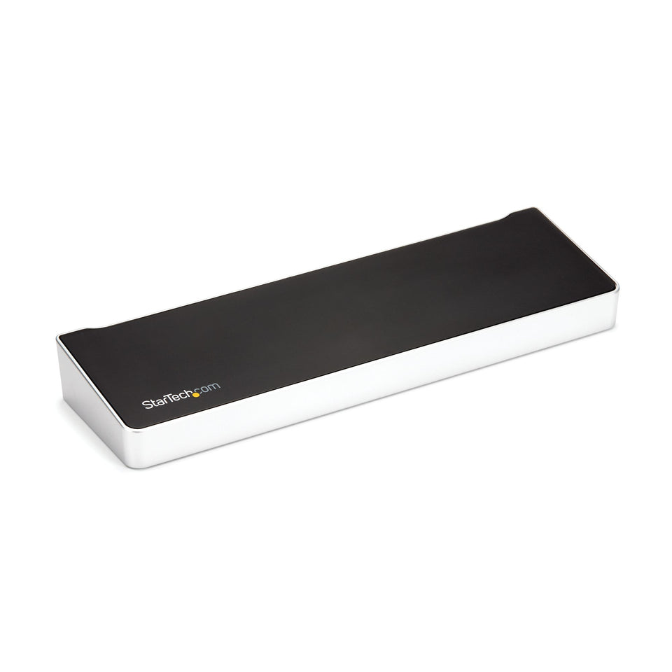StarTech.com Station d'accueil USB-C 4K, station d'accueil triple écran UHD 4K, Mac et Windows, USB-C vers HDMI et DisplayPort, alimentation 100 W, hub 5 ports USB 5 Gbit/s