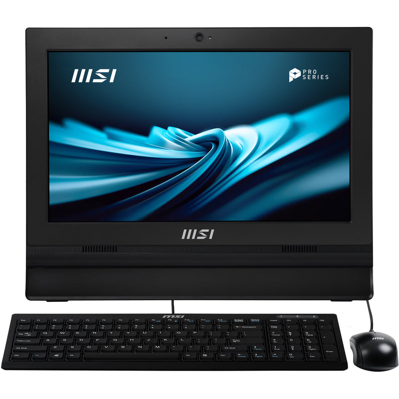 MSI Pro AP162T ADL-019DE Intel® N N100 39,6 cm (15.6") 1920 x 1080 Pixel Touchscreen All-in-One-PC 4 GB DDR4-SDRAM 128 GB SSD Windows 11 Pro Wi-Fi 5 (802.11ac) Schwarz