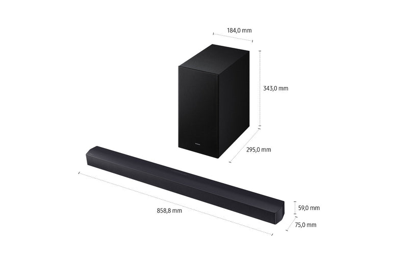 Samsung B-Serie Soundbar HW-B460GF 2.1-Kanal Subwoofer (2025)