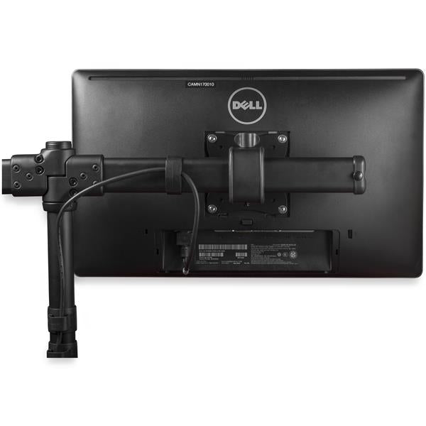 StarTech.com Dual-Monitor Halterung - unterstützt Monitore 13" bis 27" (8kg) - Verstellbar - Tischklemme oder Tischlochmontage für VESA Monitore - Schwarz