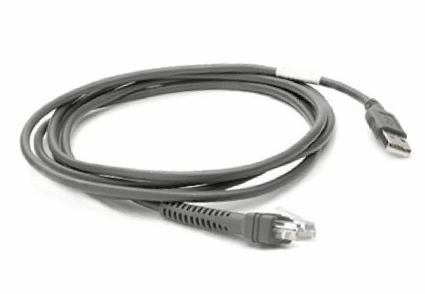 Zebra CBA-U21-S07ZBR Câble série noir 2,1 m USB EAS