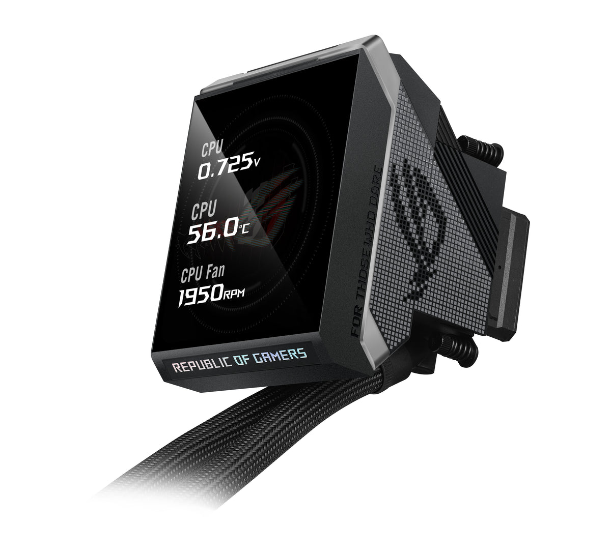 ASUS ROG Strix LC IV 360 ARGB LCD Prozessor Flüssigkeitskühlung 12 cm Schwarz