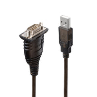 Lindy 43413 Serien-Kabel Grau 1,5 m USB Typ-A RS-232
