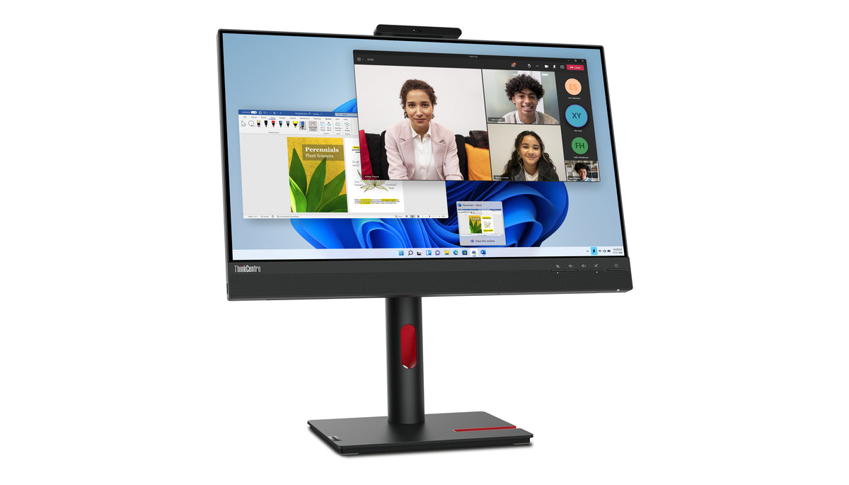 Lenovo ThinkCentre Tiny-In-One 24 Gen 5 Computerbildschirm 60,5 cm (23.8") 1920 x 1080 Pixel Full HD LED Touchscreen Schwarz