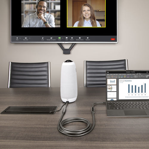 StarTech 3m Aktives USB C Kabel, 10Gbps, 60W, Lade-/Videokabel, 8K USB-Kabel 24 pin USB-C (M)