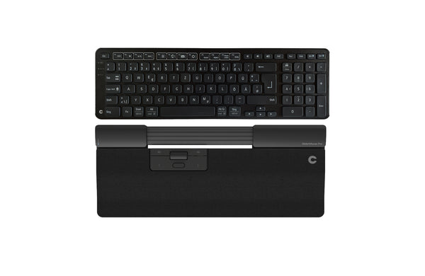 Contour Design SliderMouse Pro Regular pelle vegana + Balance Keyboard BK - Wireless - Versione DE
