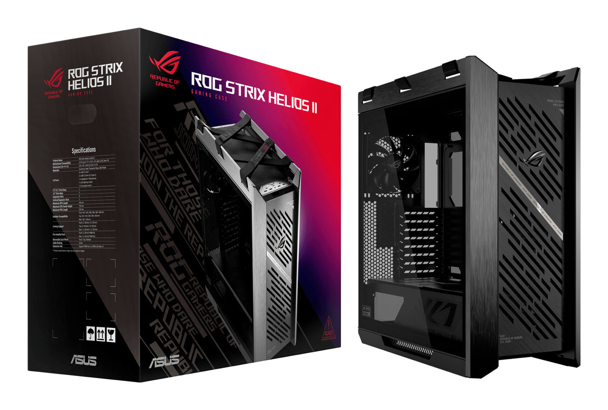 ASUS ROG Strix Helios II GX601S Midi Tower Schwarz