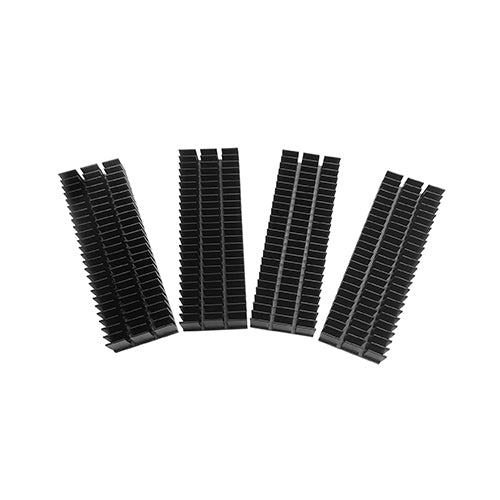 QNAP HS-M2SSD-04 Système de refroidissement pour ordinateur Radiateur/Dissipateur thermique pour lecteur à état solide Argent