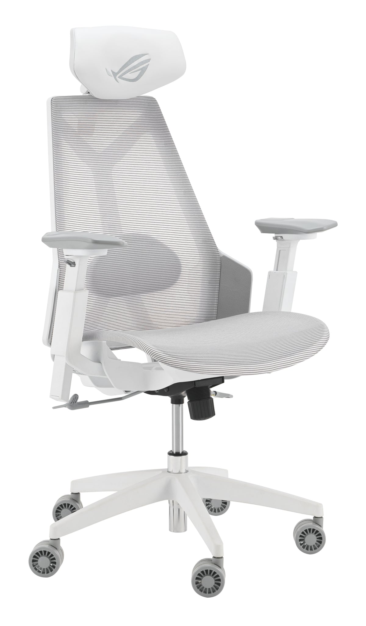 ASUS ROG Destrier Ergo Core White PC-Gamingstuhl Netz-Sitz Weiß