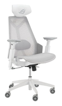 ASUS ROG Destrier Ergo Core White PC-Gamingstuhl Netz-Sitz Weiß
