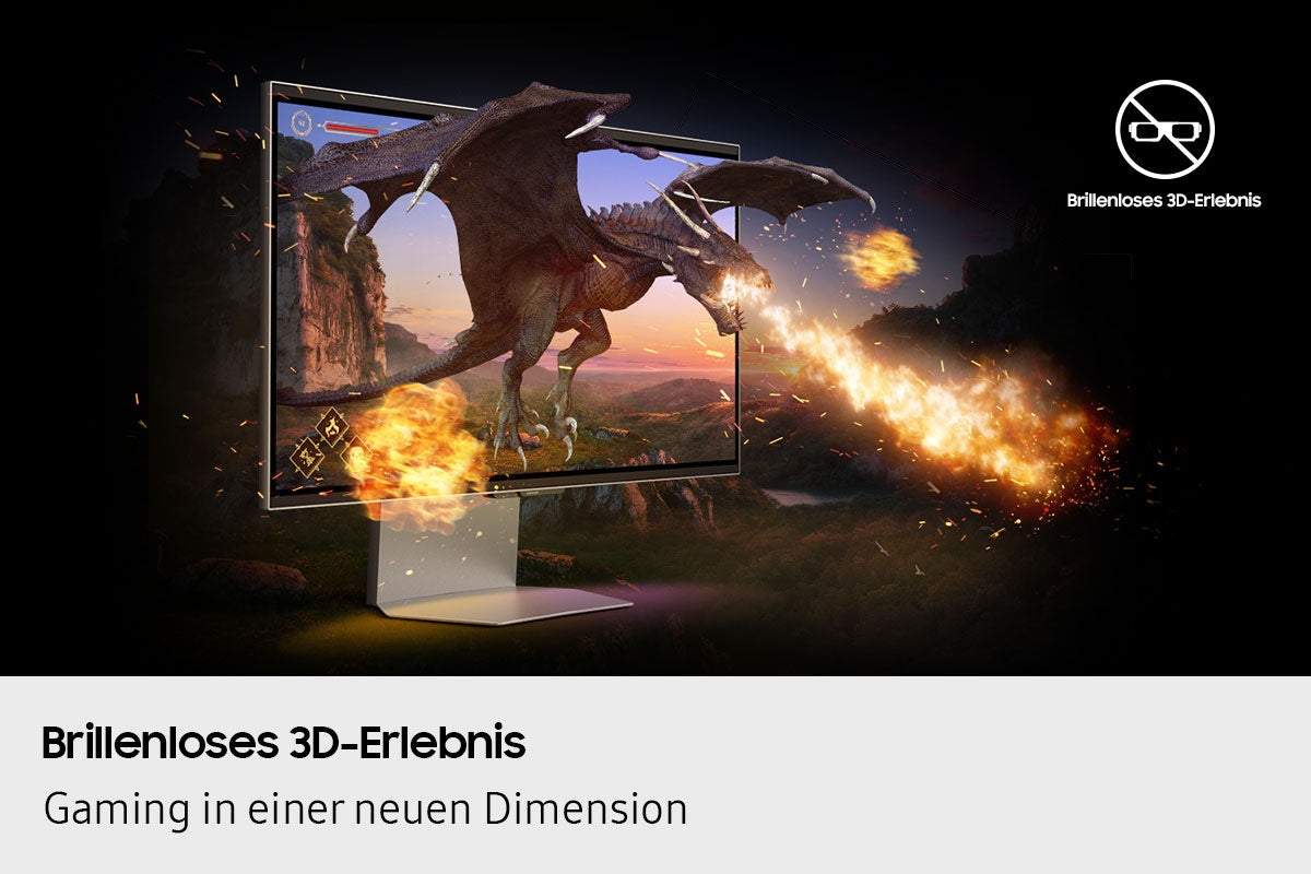 Samsung 27" Odyssey 3D (G90XF) 4K 165 Hz Gaming Monitor