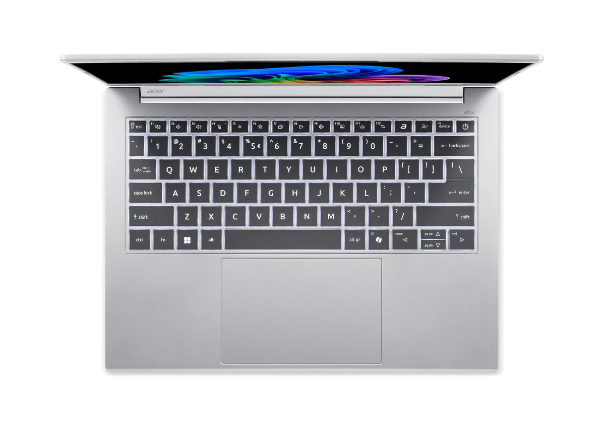 Acer Aspire 14 AI A14-I71M-75B3 Copilot+ PC Intel Core Ultra 7 355 Laptop 35,6 cm (14") WUXGA 16 GB LPDDR5x-SDRAM 512 GB SSD Wi-Fi 6E (802.11ax) Windows 11 Home Silber