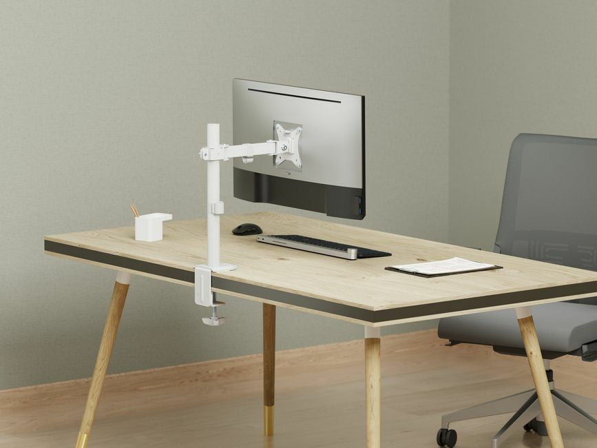 Equip 17"-32" Bewegliche Monitor/LCD-Tischhalterung, Weiß